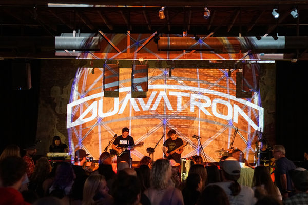 Band performing on stage