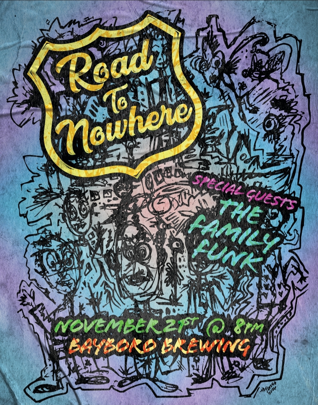 Road to Nowhere (Talking Heads Tribute) with Special Guests The Family Funk flyer