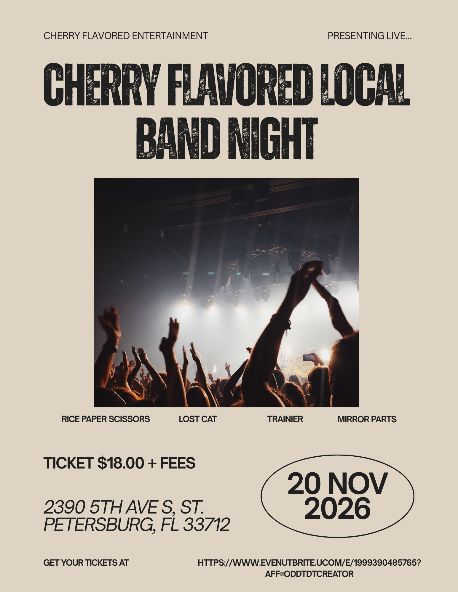 Cherry Flavored ENT flyer